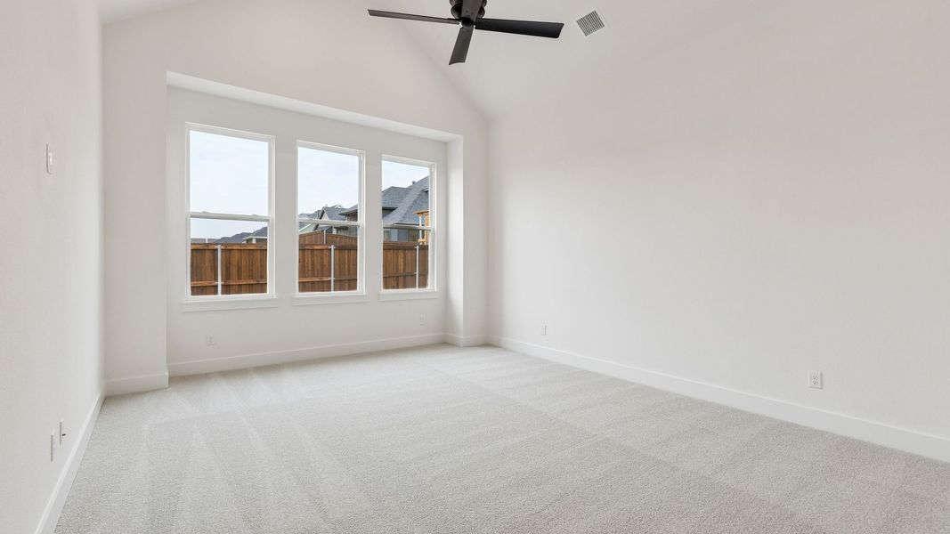 Representative unfurnished interior of a home built from the Reese II by Southgate Homes in The Reserve at Watters, Allen (Image 19).