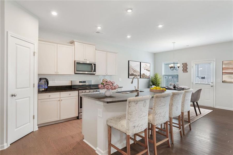 Furnished interior view inside a new home in , McDonough (Image 5).