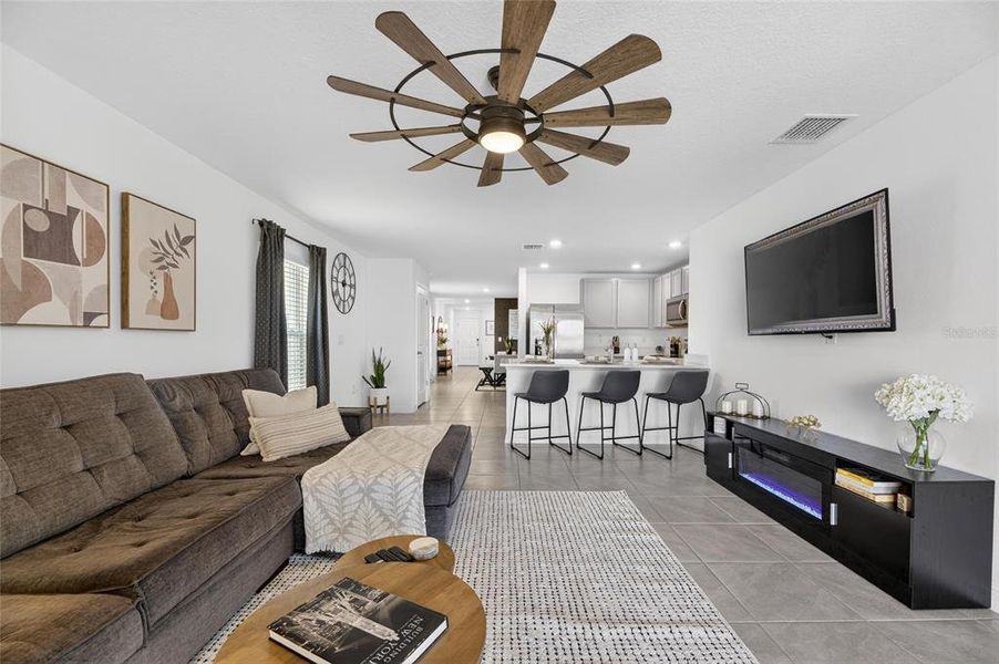 Furnished interior view inside a new home in Berry Bay, Wimauma (Image 15).