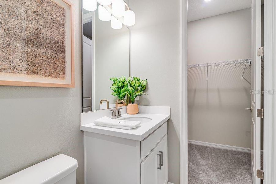 Furnished interior view inside a new home in The Waters at Center Lake Ranch, St. Cloud (Image 10).