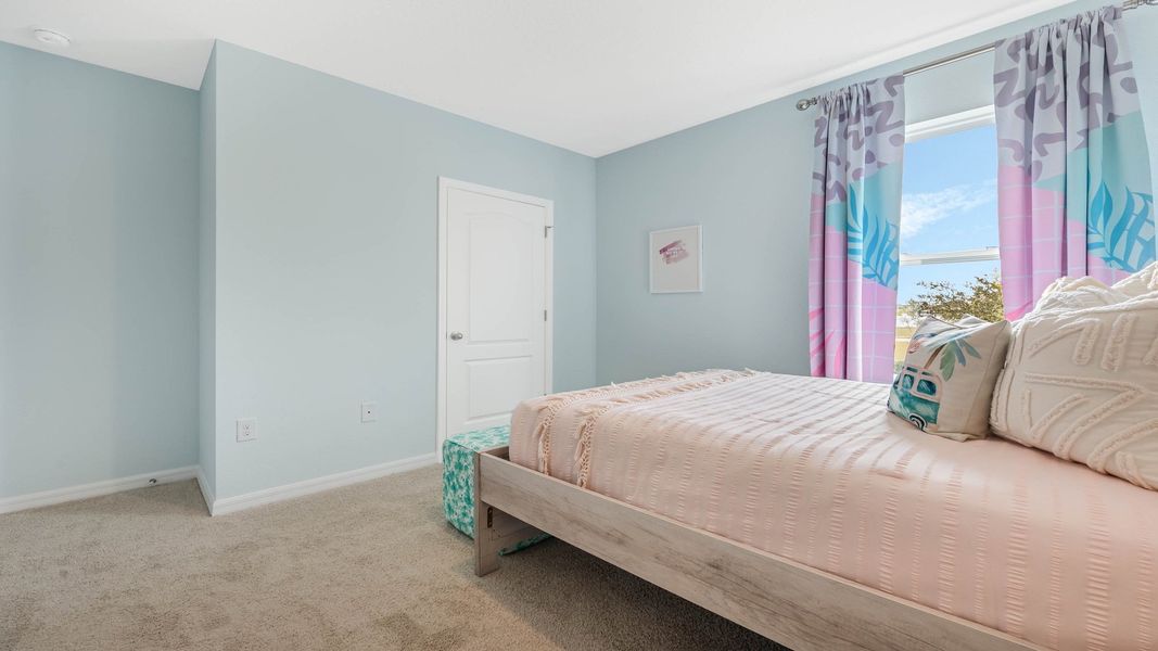 Furnished interior view inside a new home in Magnolia at the Bluffs Phase 3, Freeport (Image 21).