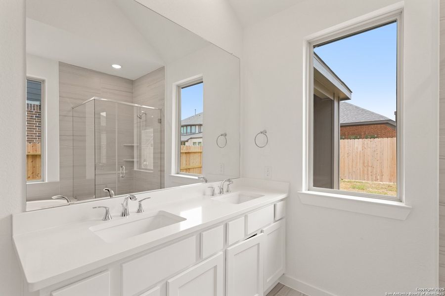 Furnished interior view inside a new home in Prominence, San Antonio (Image 9).