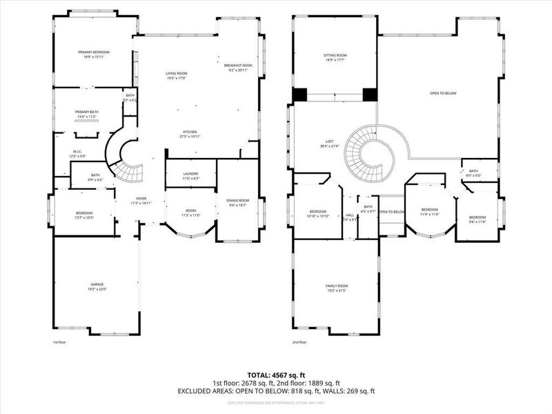 2D floor plan layout of this home in , Prosper, TX (Image 5).