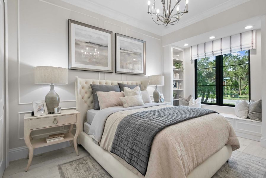 2D floor plan layout for the Seabreeze Grande by GHO Homes in Seaglass, Vero Beach, FL (Image 51).