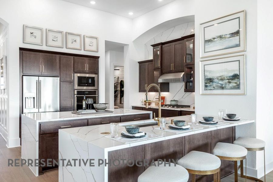 Furnished interior view inside a new home in Grange, Katy (Image 5).