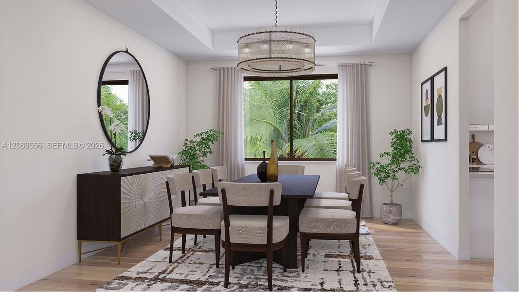 Furnished interior view inside a new home in Parkland Royale, Parkland (Image 5).