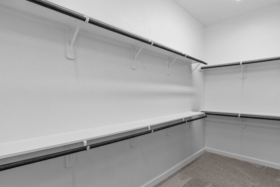 Spacious, unfurnished interior of a new home in Park Collection at Lariat, Liberty Hill (Image 32). Spacious, unfurnished interior of a new home in Park Collection at Lariat, Liberty Hill (Image 32).