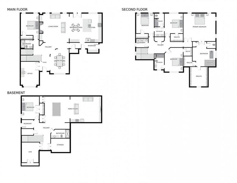2D floor plan layout of this home in , Atlanta, GA (Image 5).