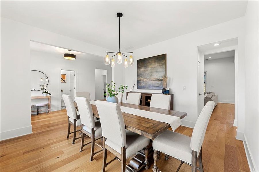 Furnished interior view inside a new home in , Dacula (Image 38).
