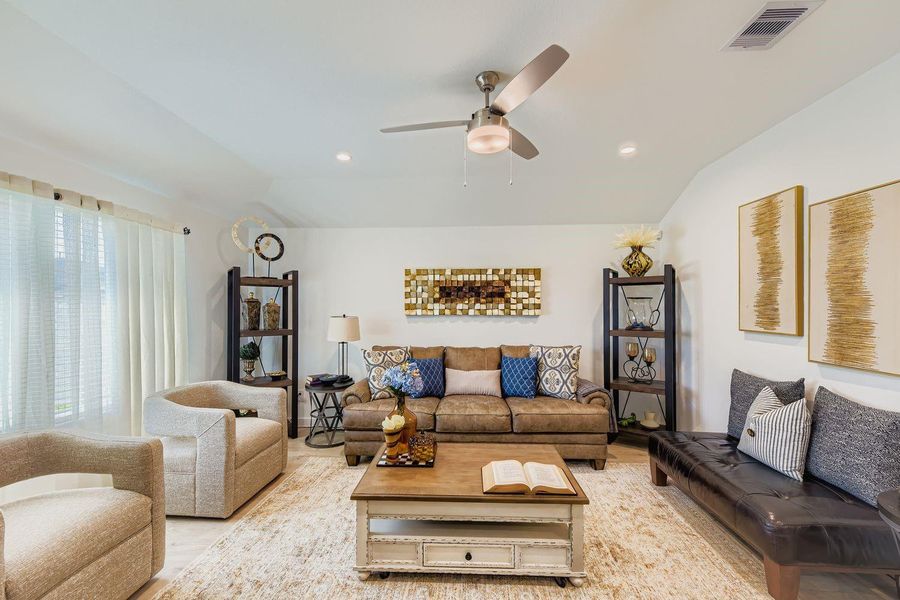 Furnished interior view inside a new home in , Katy (Image 7). Furnished interior view inside a new home in , Katy (Image 7).