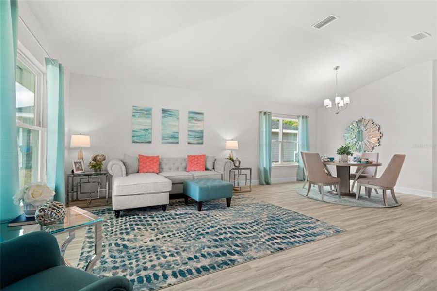 Furnished interior view inside a new home in Country Way South, Newberry (Image 10).