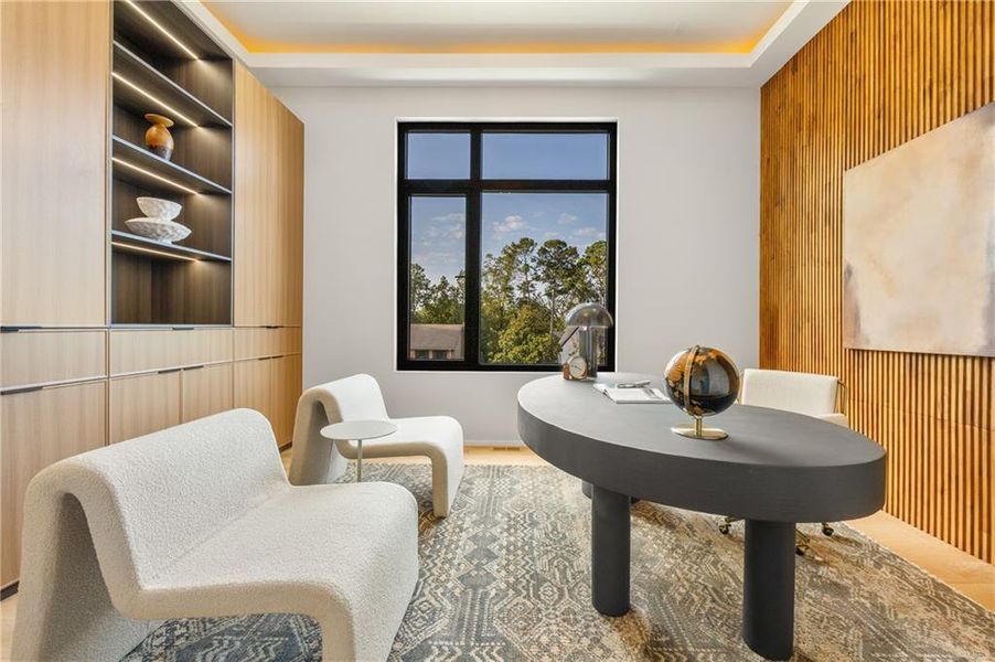 Furnished interior view inside a new home in , Marietta (Image 5).