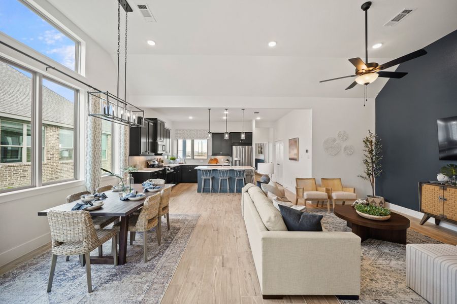 Representative furnished interior of a home built from the Tanlay – Chateau Collection by Chesmar Homes in Jordan Ranch, Pattison (Image 4). Representative furnished interior of a home built from the Tanlay – Chateau Collection by Chesmar Homes in Jordan Ranch, Pattison (Image 4).