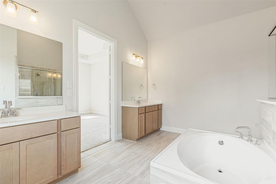 Furnished interior view inside a new home in Brookewater, Rosenberg (Image 13).