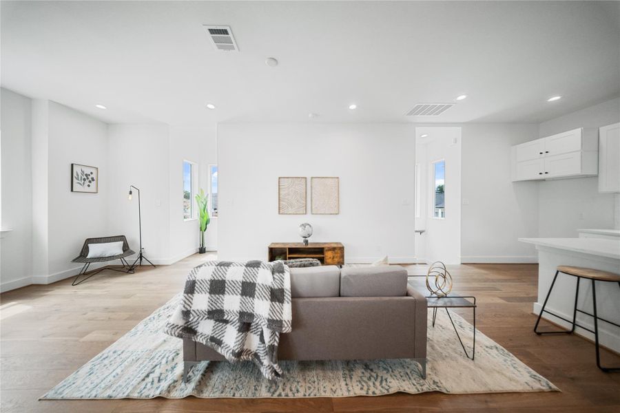 Furnished interior view inside a new home in , Houston (Image 7).