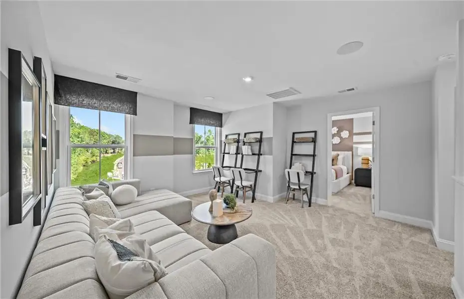Furnished interior view inside a new home in Linden Grove, Powder Springs (Image 12).