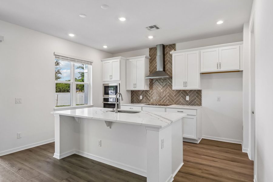 Furnished interior view inside a new home in Harrell Oaks, Orlando (Image 4). Furnished interior view inside a new home in Harrell Oaks, Orlando (Image 4).