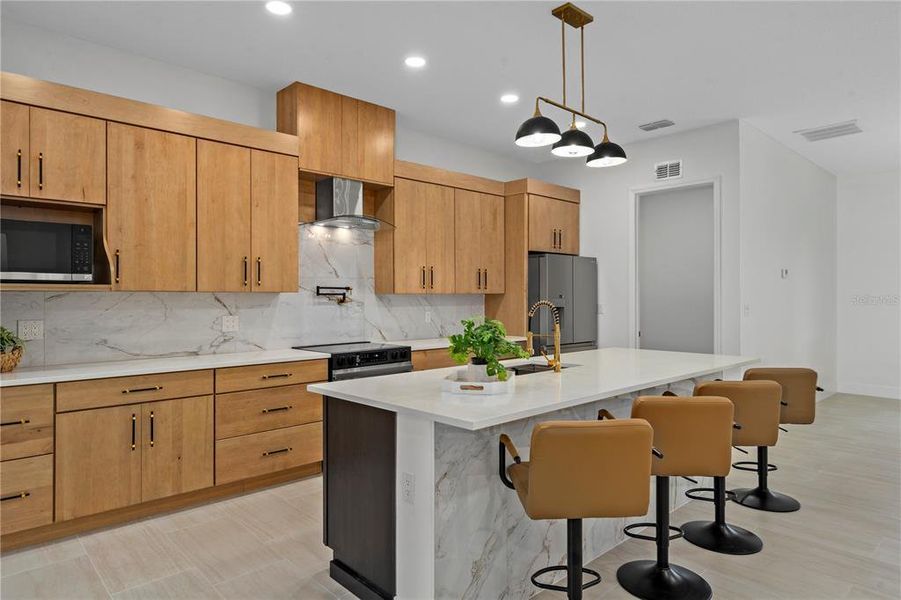 Furnished interior view inside a new home in , New Port Richey (Image 10).
