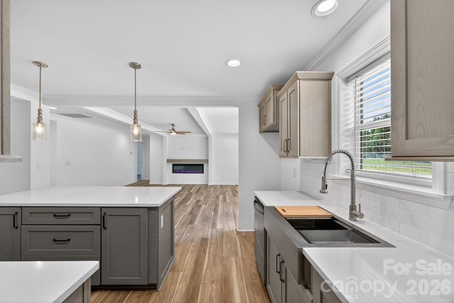 Furnished interior view inside a new home in , Winston-Salem (Image 8).