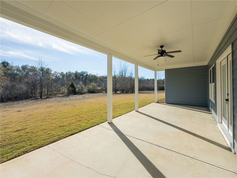 Exterior details and patio area of a home in , Social Circle (Image 25).
