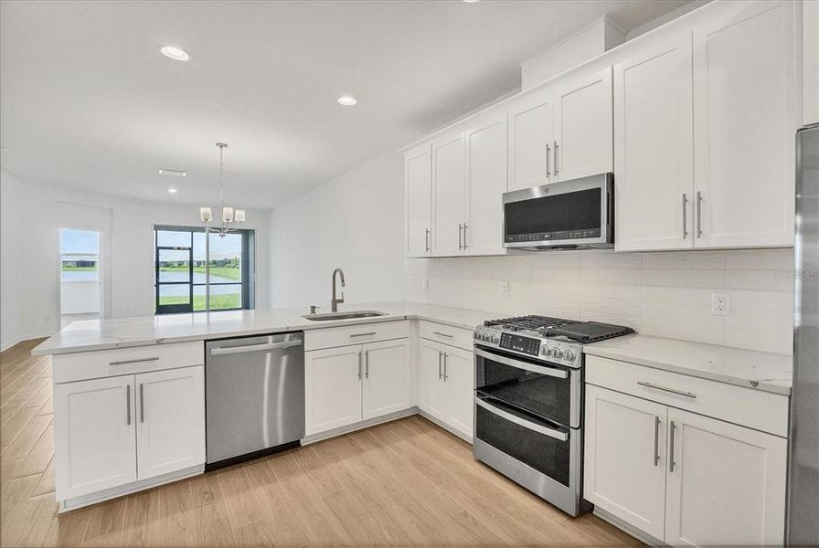 Furnished interior view inside a new home in Sweetwater at Lakewood Ranch, Bradenton (Image 14).