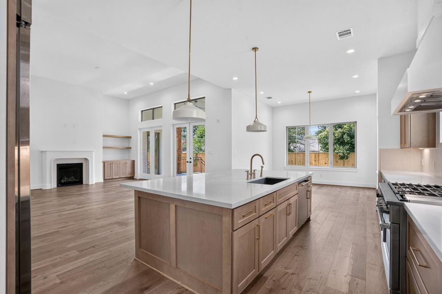Furnished interior view inside a new home in , Houston (Image 14).