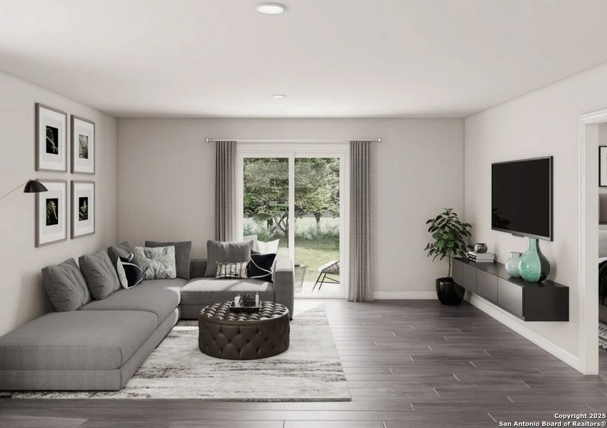 Furnished interior view inside a new home in Las Colinas, Kenedy (Image 5).