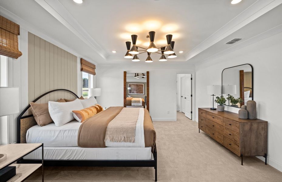 Furnished interior view inside a new home in Cannon Run, Concord (Image 4).
