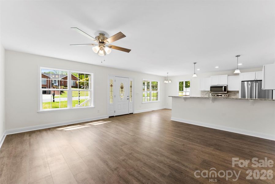 Spacious, unfurnished interior of a new home in , Bessemer City (Image 29).