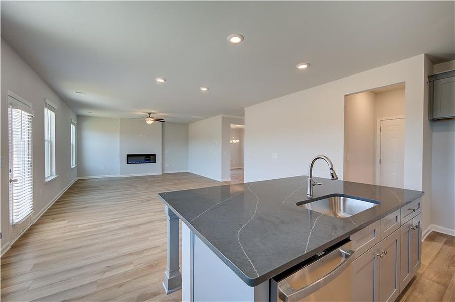 Furnished interior view inside a new home in Bowers Farm, McDonough (Image 9).