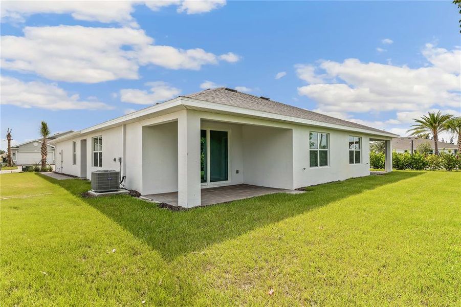 Exterior details and patio area of a home in Sea Cove, Punta Gorda (Image 4). Exterior details and patio area of a home in Sea Cove, Punta Gorda (Image 4).