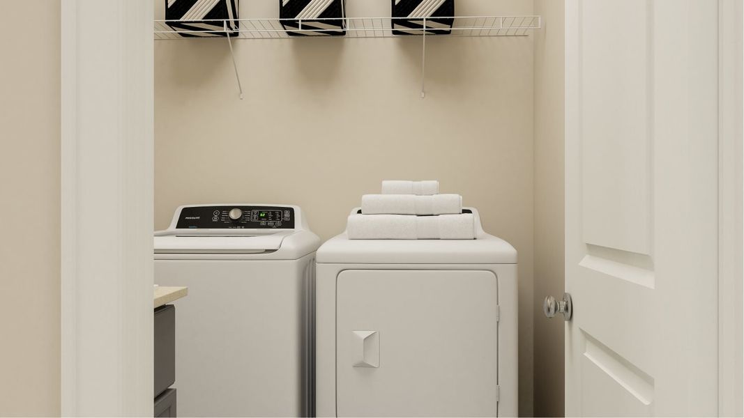 Halle laundry room