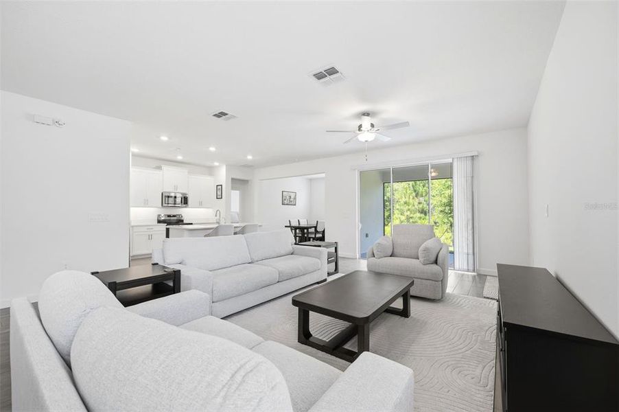 Furnished interior view inside a new home in Angeline Active Adult, Land O' Lakes (Image 15).