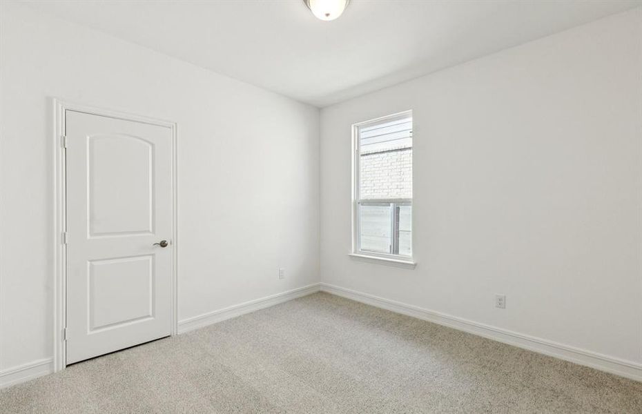 Secondary bedroom designed for comfort and convenience