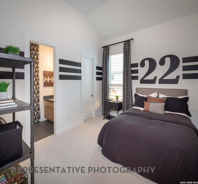 Furnished interior view inside a new home in The Ranches at Creekside, Boerne (Image 20).