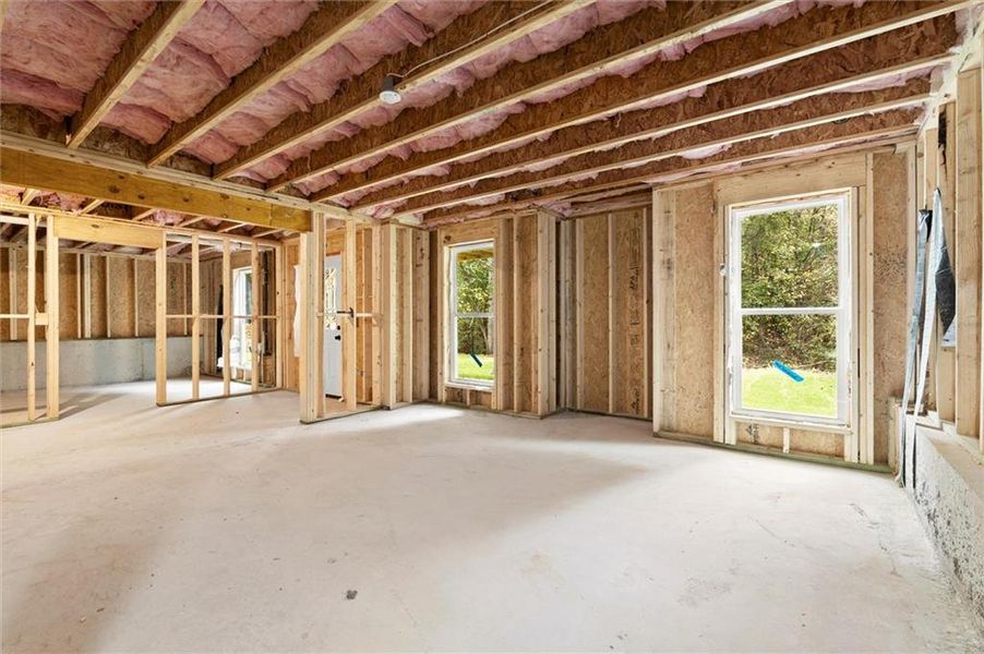 In-progress construction of a new home in , Austell, GA (Image 44).