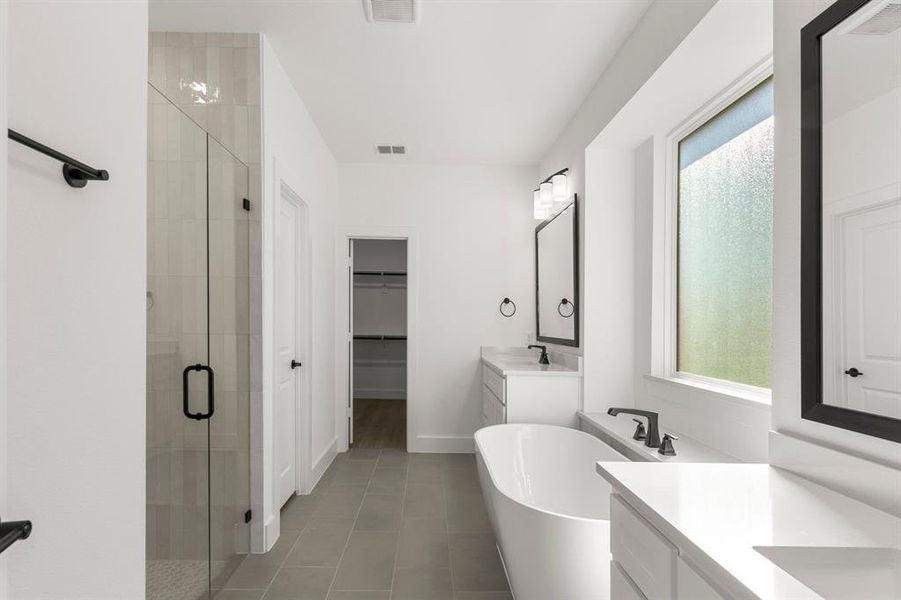 Furnished interior view inside a new home in Valencia on The Lake, Little Elm (Image 13).