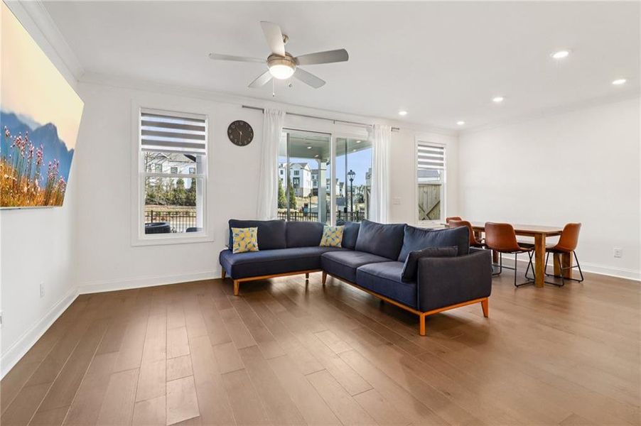 Furnished interior view inside a new home in , Buford (Image 8).