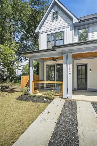 Exterior details and patio area of a home in , Atlanta (Image 3).