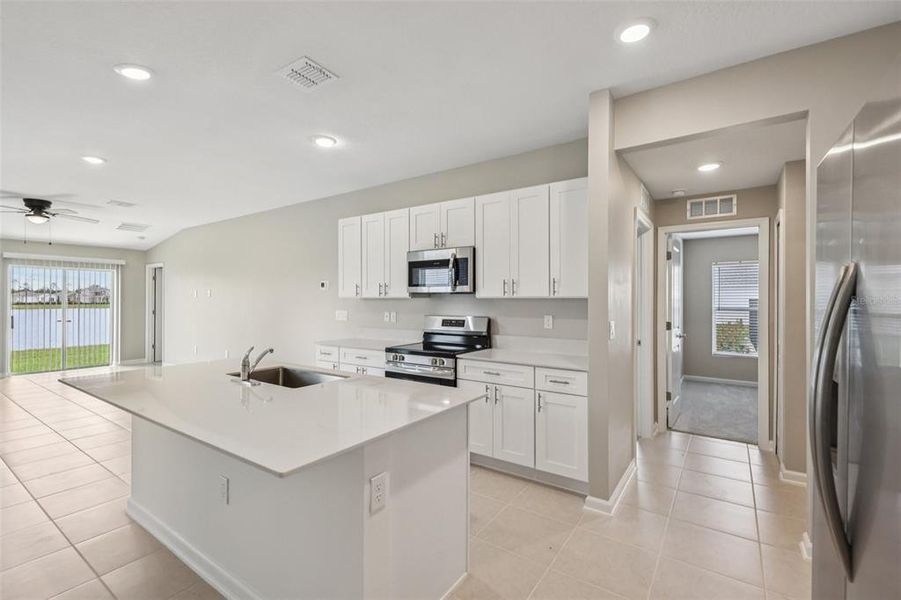 Furnished interior view inside a new home in , Daytona Beach (Image 14).