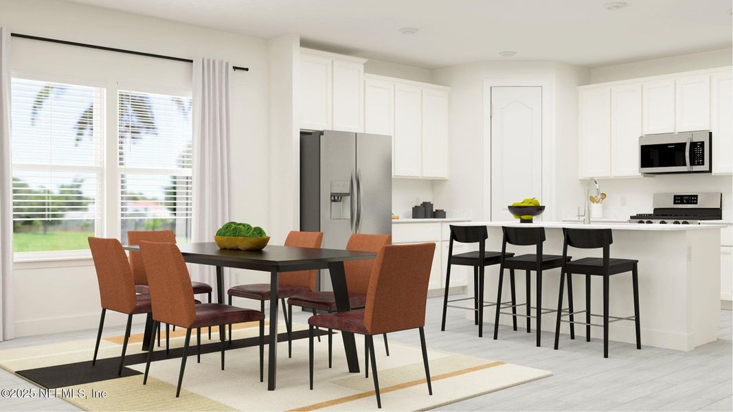 Furnished interior view inside a new home in Silver Falls Single Family at SilverLeaf: Silver Falls 50s at SilverLeaf, St. Johns (Image 15).