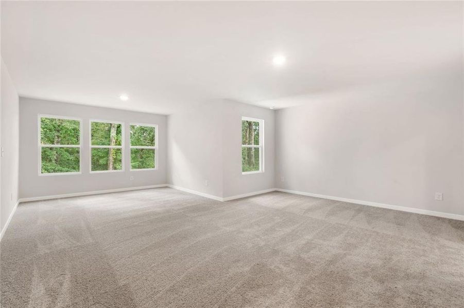 Spacious, unfurnished interior of a new home in Windsong Estates, McDonough (Image 25).