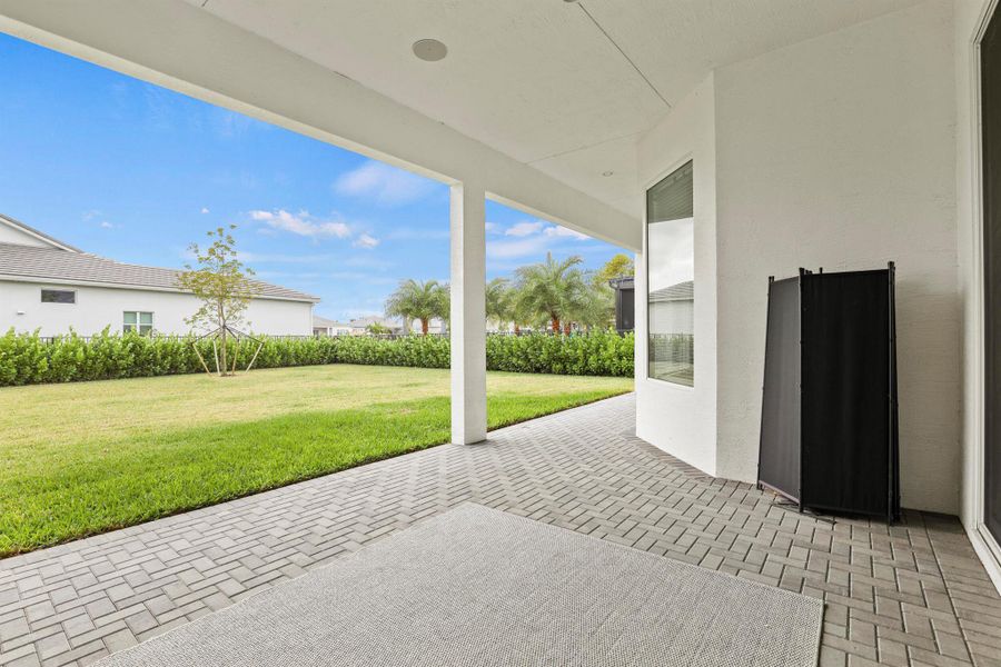 Exterior details and patio area of a home in , Westlake (Image 34).