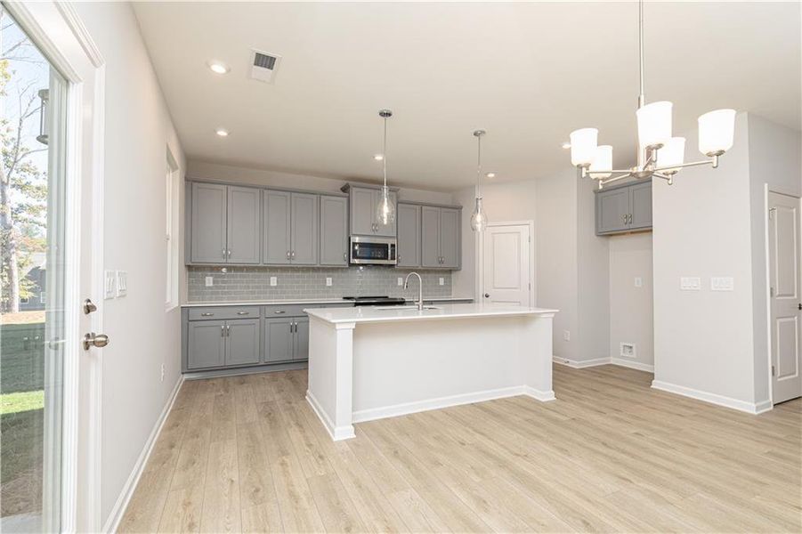 Furnished interior view inside a new home in Kingsley, Acworth (Image 5).