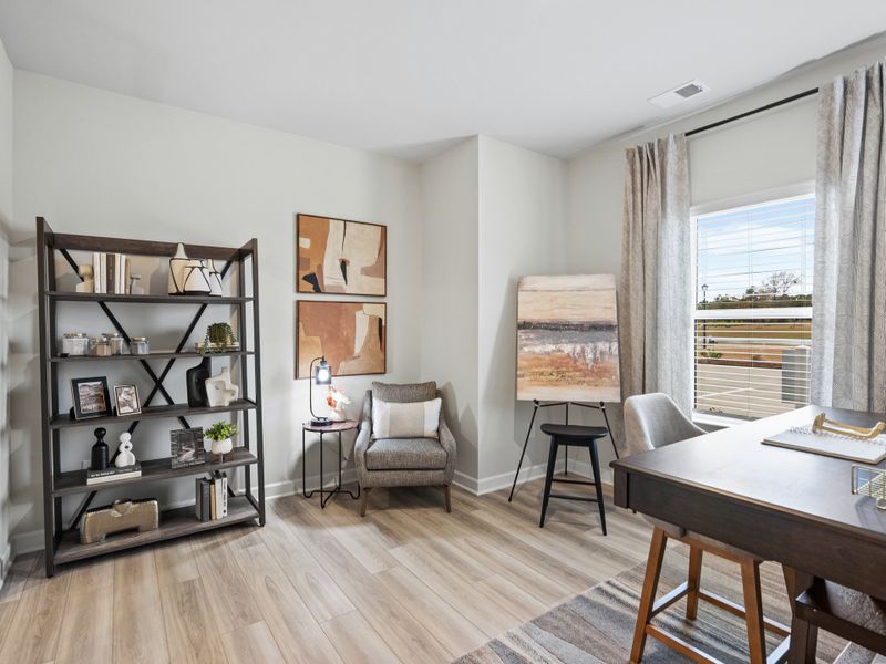 Furnished interior view inside a new home in Waterside - Coastline Series, Longs (Image 22).