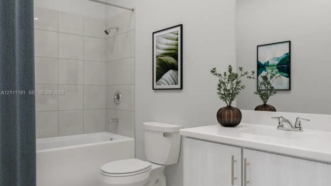 Furnished interior view inside a new home in Vivant, Miami (Image 7). Furnished interior view inside a new home in Vivant, Miami (Image 7).