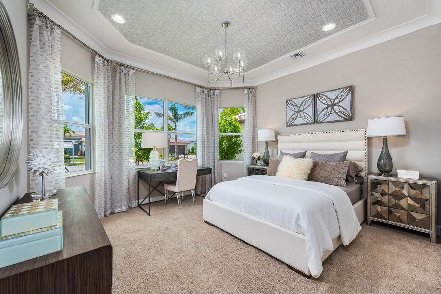 Representative furnished interior of a home built from the Julia by GL Homes in Valencia Parc at Riverland, Port St. Lucie (Image 15).