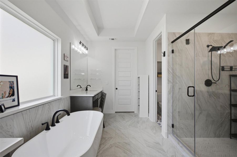 Furnished interior view inside a new home in Nolina, Georgetown (Image 12).