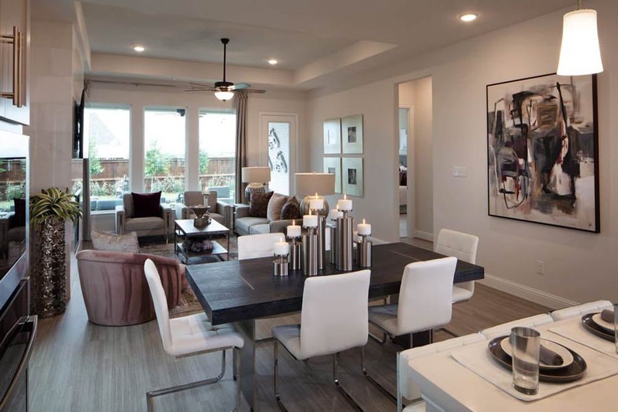 Furnished interior view inside a new home in The Ridge at Northlake, Northlake (Image 11). Furnished interior view inside a new home in The Ridge at Northlake, Northlake (Image 11).