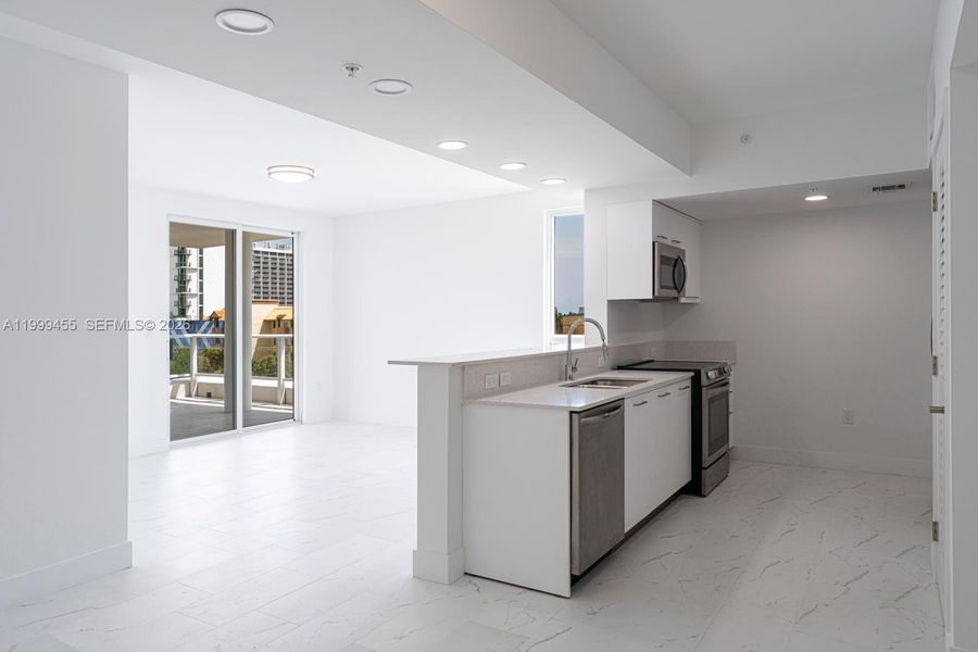 Furnished interior view inside a new home in , Hollywood (Image 4).